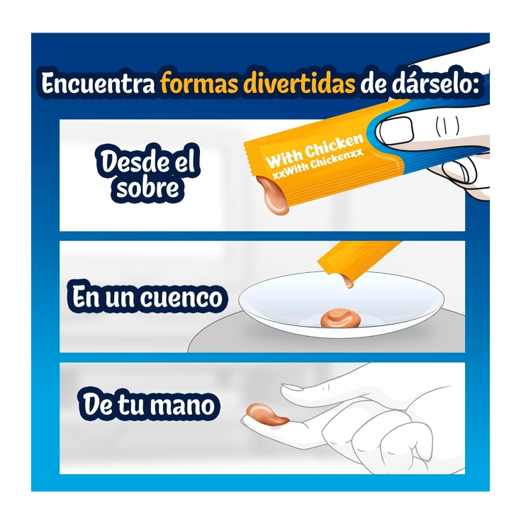 snack líquido gatos pollo deli moments, pk-4