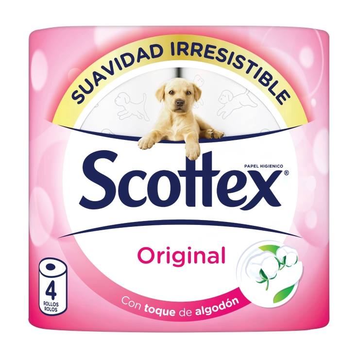 Papel higiénico Dermo Cuidado Scottex 18 rollos