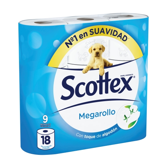 papel higiénico mega-rollo, pk-9