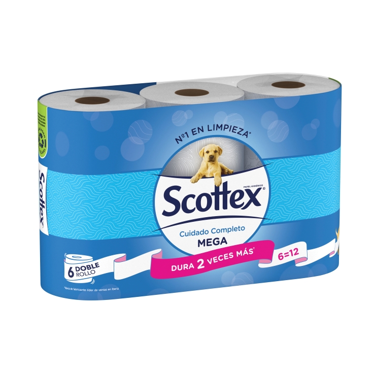 Papel higiénico Dermo Cuidado Scottex 18 rollos