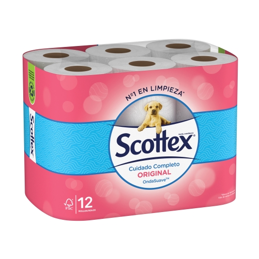 Scottex papel higienico doble rollo 6s (1 pza), Delivery Near You