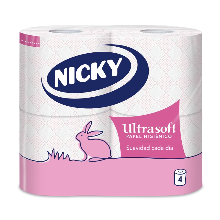 papel higiénico ultrasoft, pk-4