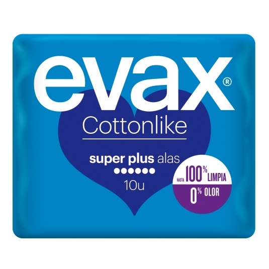 compresa cottonlike superplus con alas, 10ud