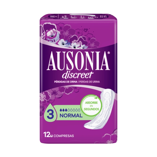 compresa discreet normal, 12ud