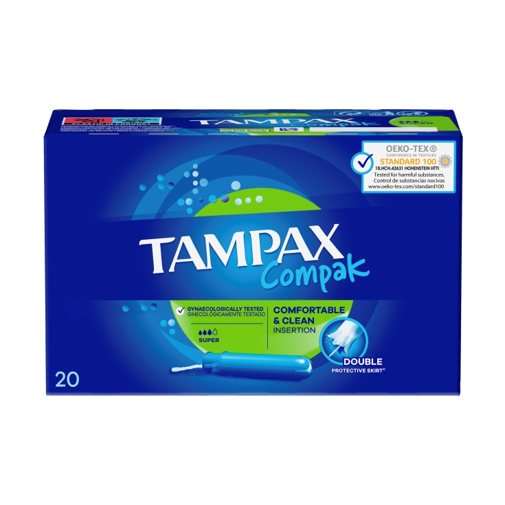 tampones super compak, 20ud