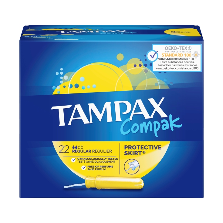 tampones regular compak, 22ud