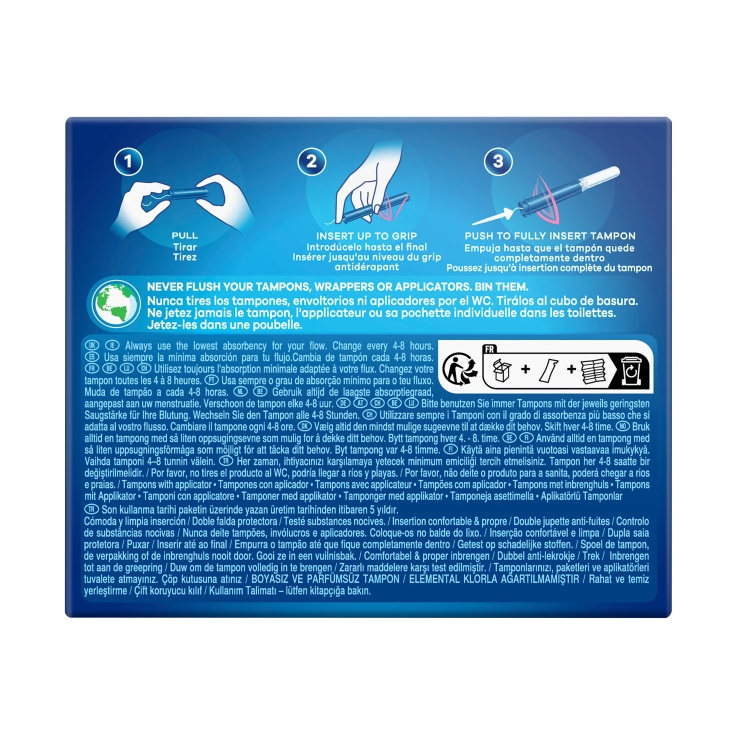 tampones regular compak, 22ud