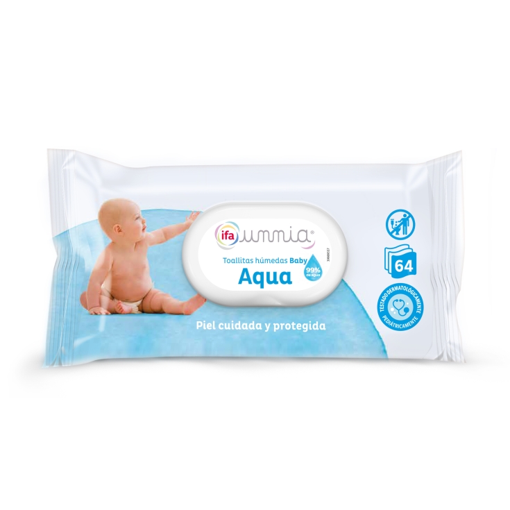 toallitas baby aqua, 64ud