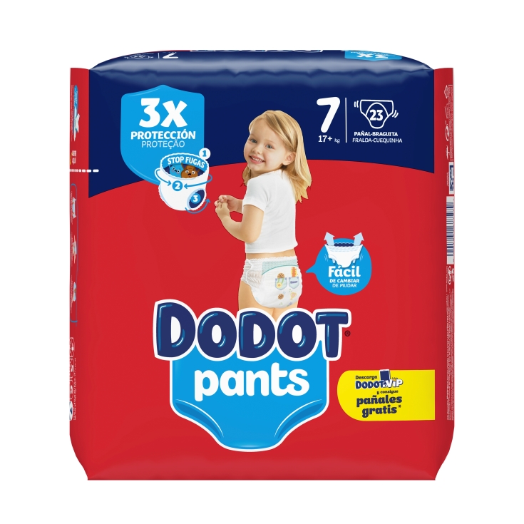 DODOT Pants pañal & braguita unisex de 9 a 15 kg talla 4 caja 108