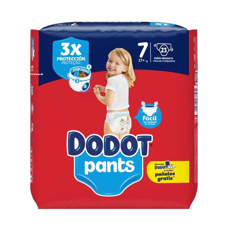 Dodot talla 4 + toallitas sensitive + Dodot Pants Talla 4 