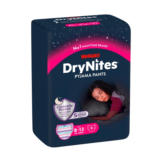 braguitas absorbentes niña 30-48kg, 9ud
