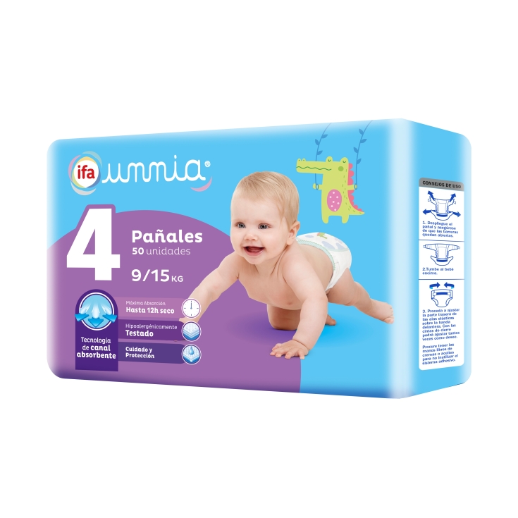 Deliplus Pañal 9 a 15 kg talla 4 Paquete 34 u