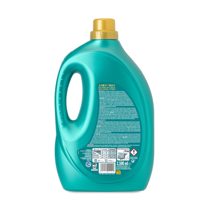 detergente líquido max eficacia, 50lav