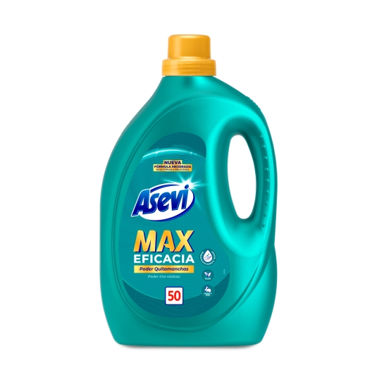 detergente líquido max eficacia, 50lav