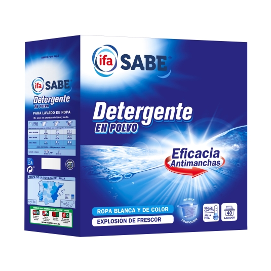 detergente polvo, 40lav