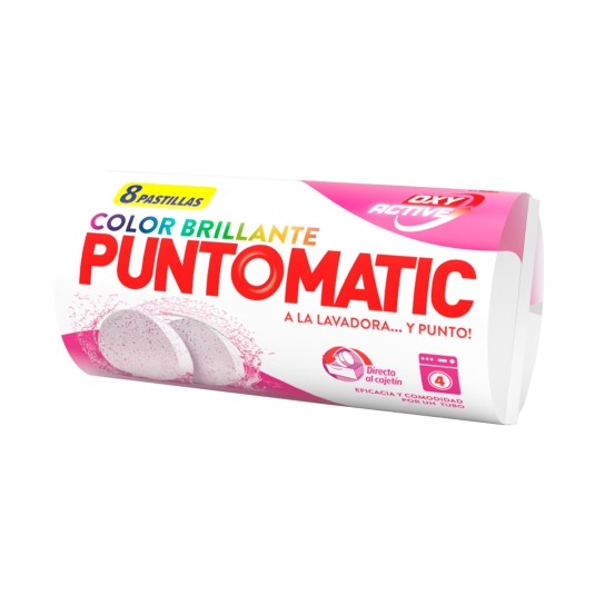 detergente ropa color 8 pastillas, 4lav
