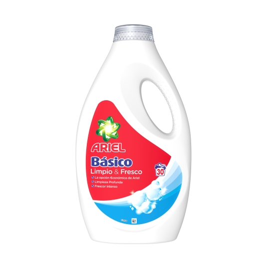 detergente líquido básico, 30lav