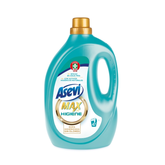 detergente líquido higiene max, 50lav