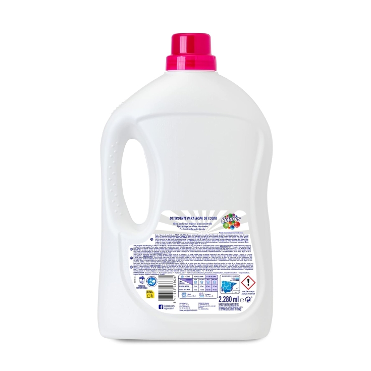 detergente líquido colores, 40lav