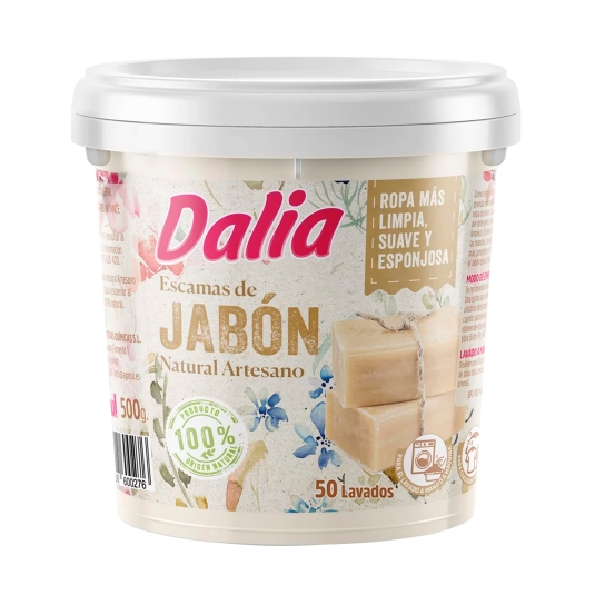 jabón natural en escamas, 500g