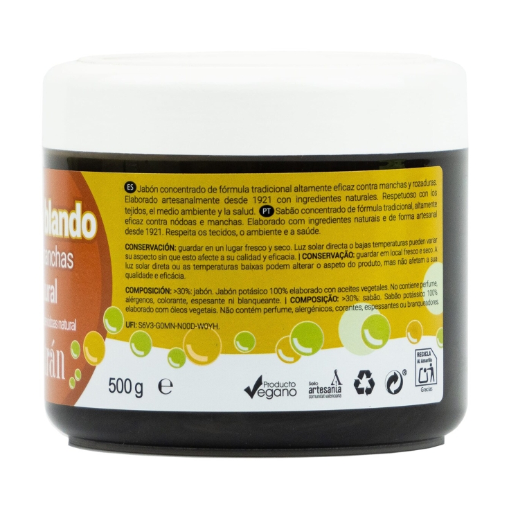 jabón blando 100% natural, 400g