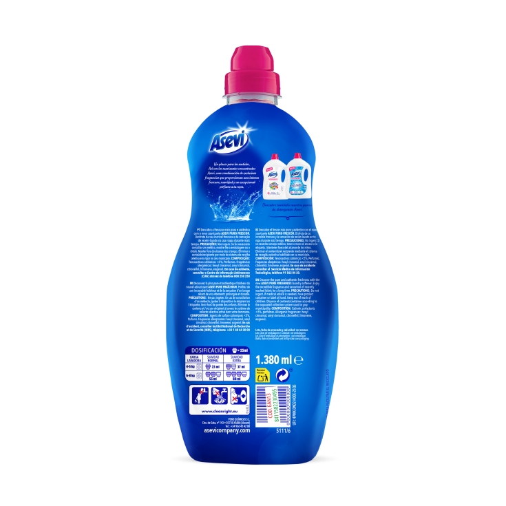 suavizante concentrado puro frescor, 60lav