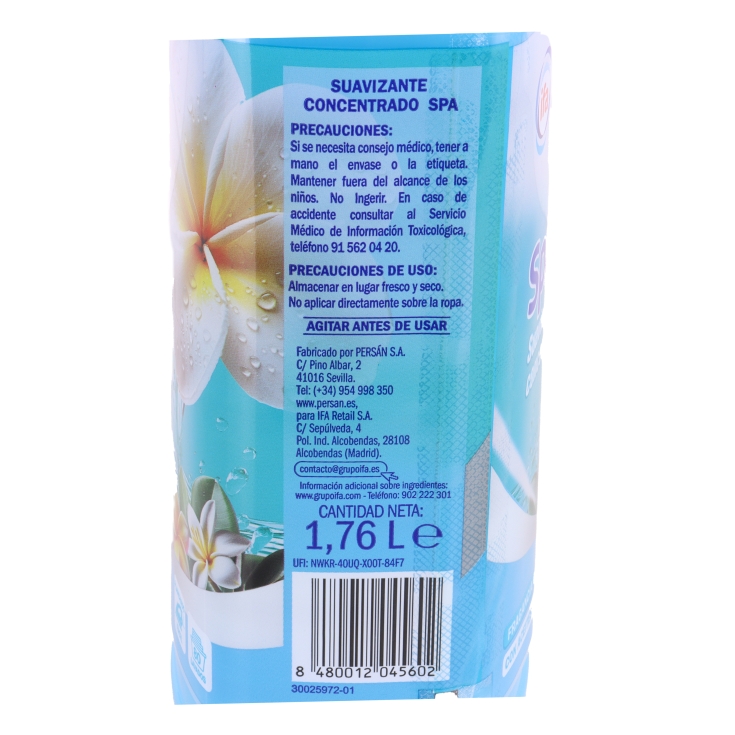 suavizante concentrado spa, 80lav