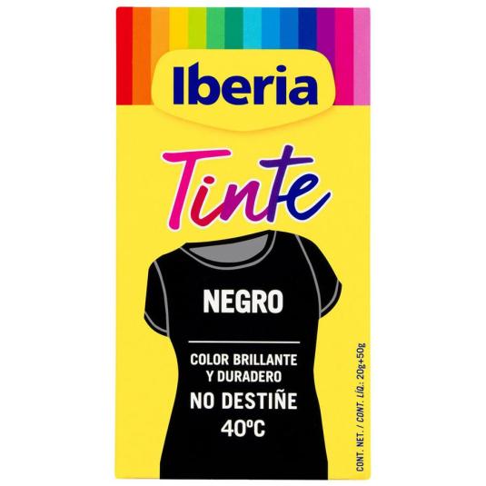 tinte textil negro, ud