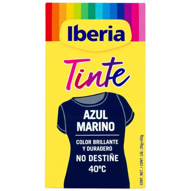 tinte textil azul marino, ud