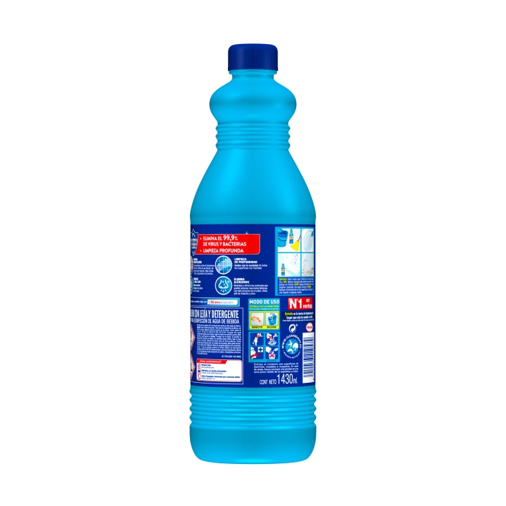 lejía-detergente azul, 1.43l