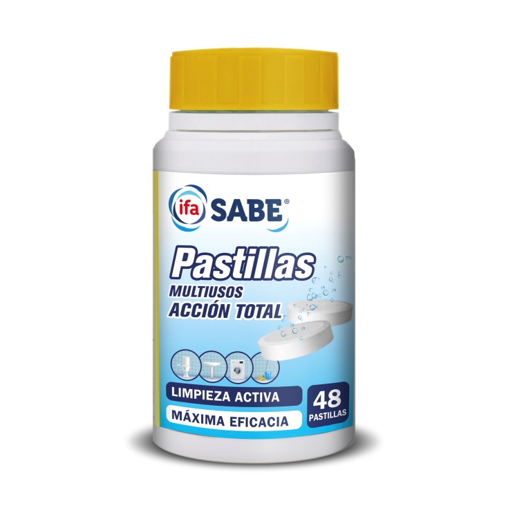 pastillas multiusos limpieza total, 48ud