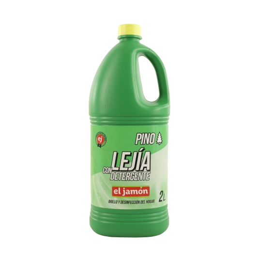 lejía con detergente pino, 2l