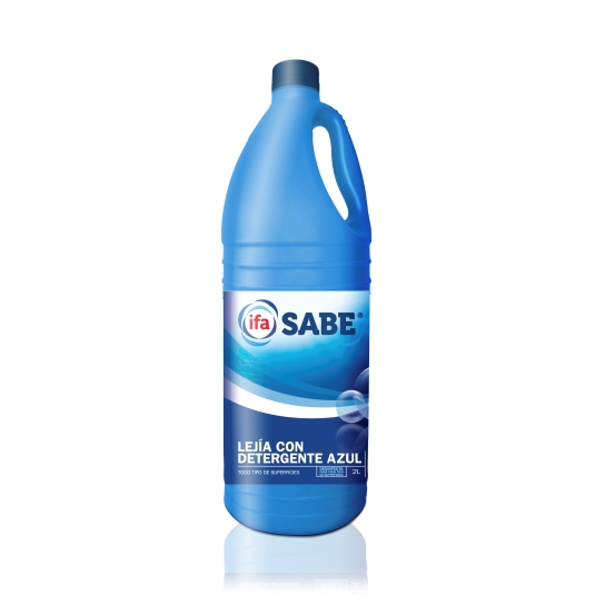 lejía con detergente azul, 2l