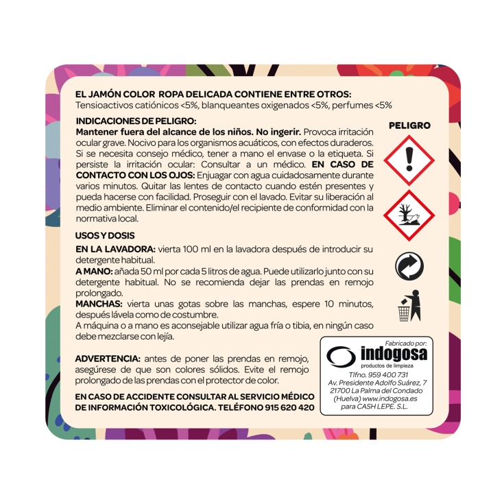 protector ropa delicada de color, 1,5l