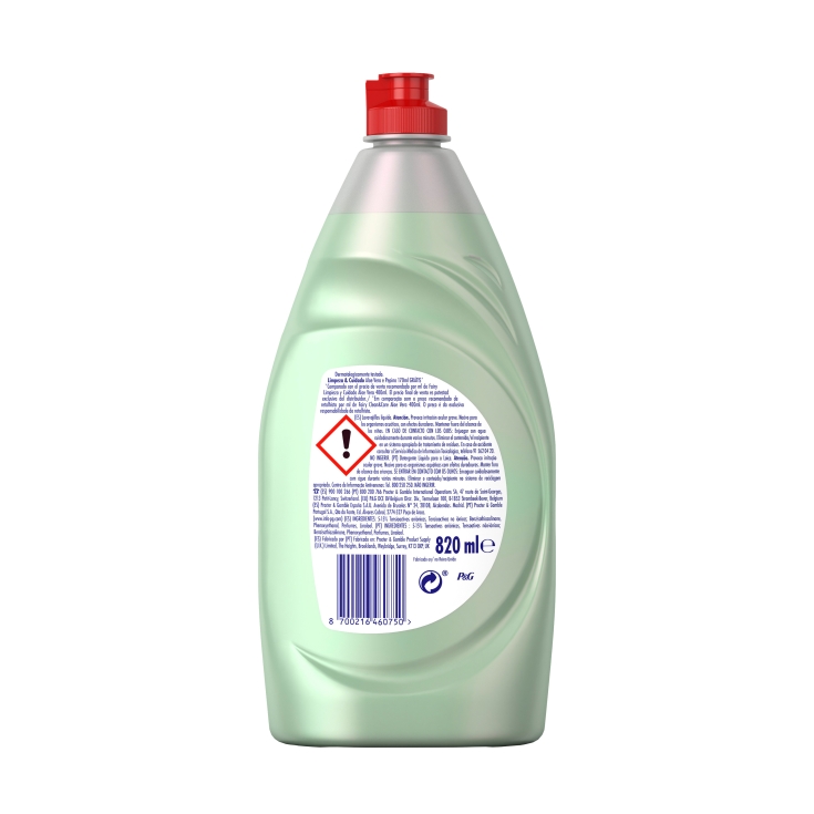 lavavajillas aloe vera & pepino, 820ml