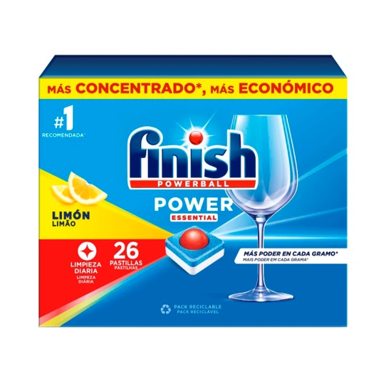 lavavajillas power limón, 26 pastillas