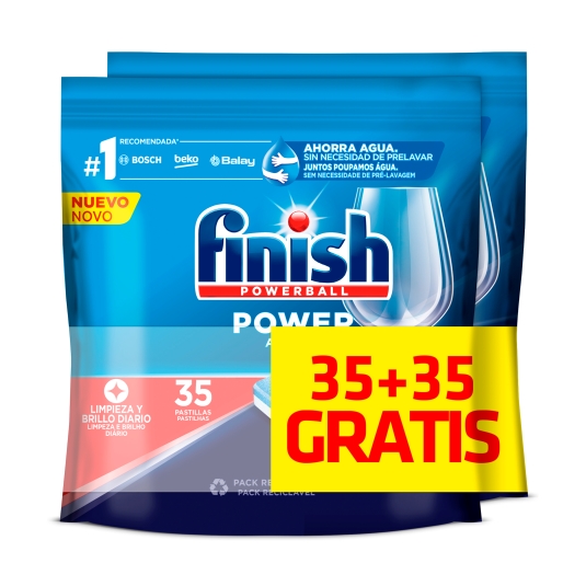 Sal para lavavajillas granulada maleta 2 kg · FINISH