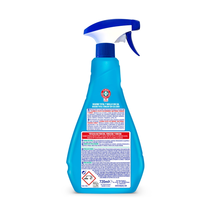 limpiador higienizante baños, 720ml