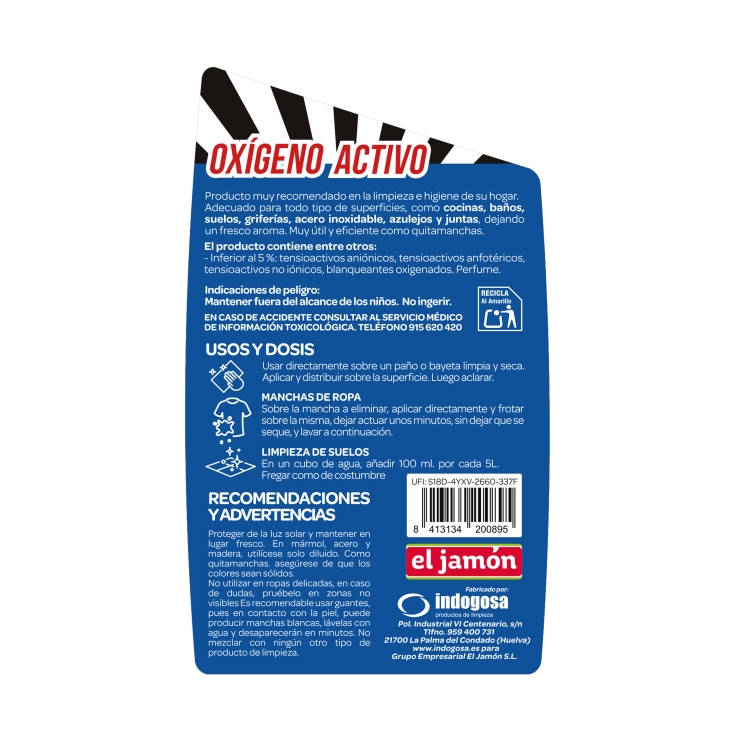 oxígeno activo, 750ml
