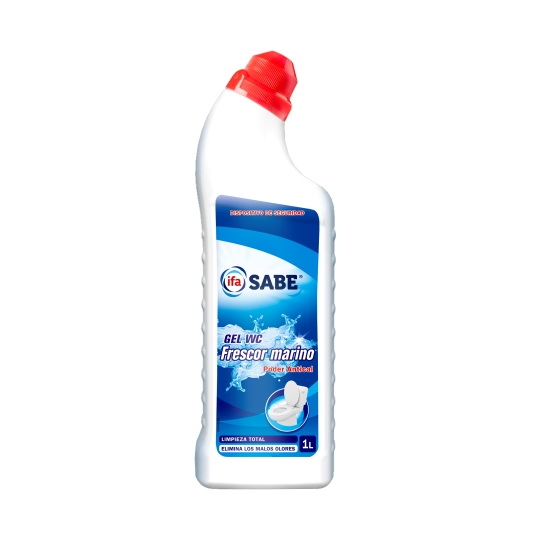 limpiador gel wc frescor marino, 1l