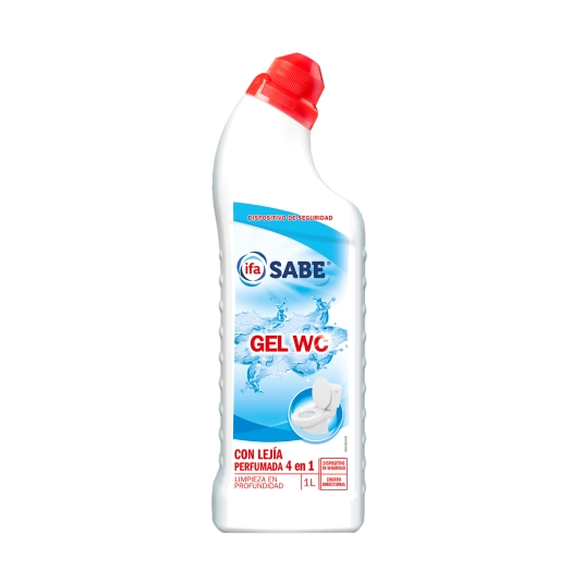 limpiador gel wc higiene azul, 1l - El Jamón