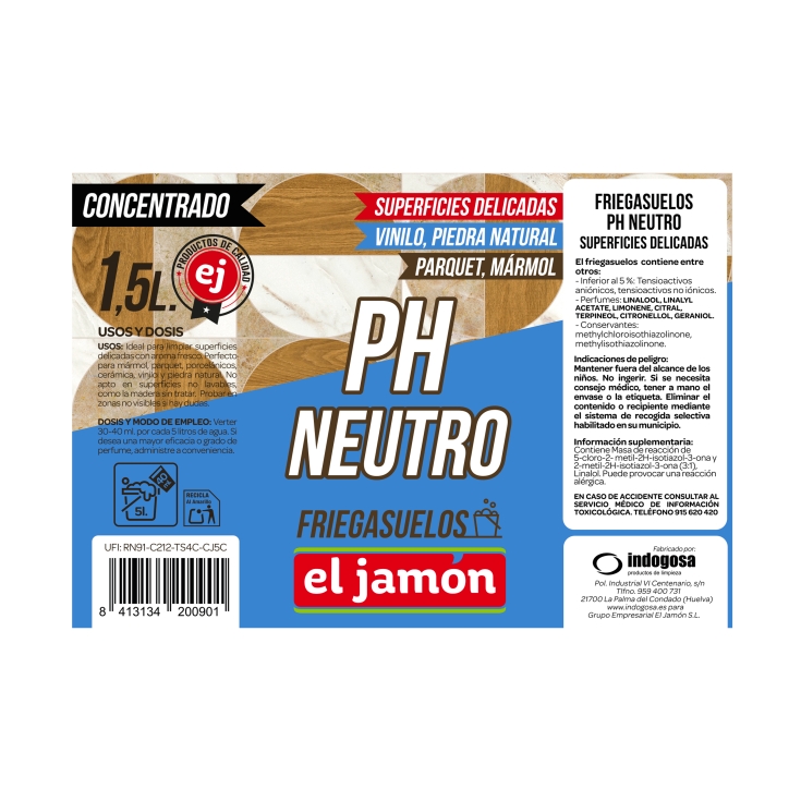 friegasuelos ph neutro, 1.5l