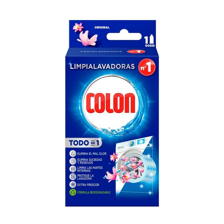 3 Envases de Colon Limpia lavadoras con 6 acciones por sólo 9,49€.