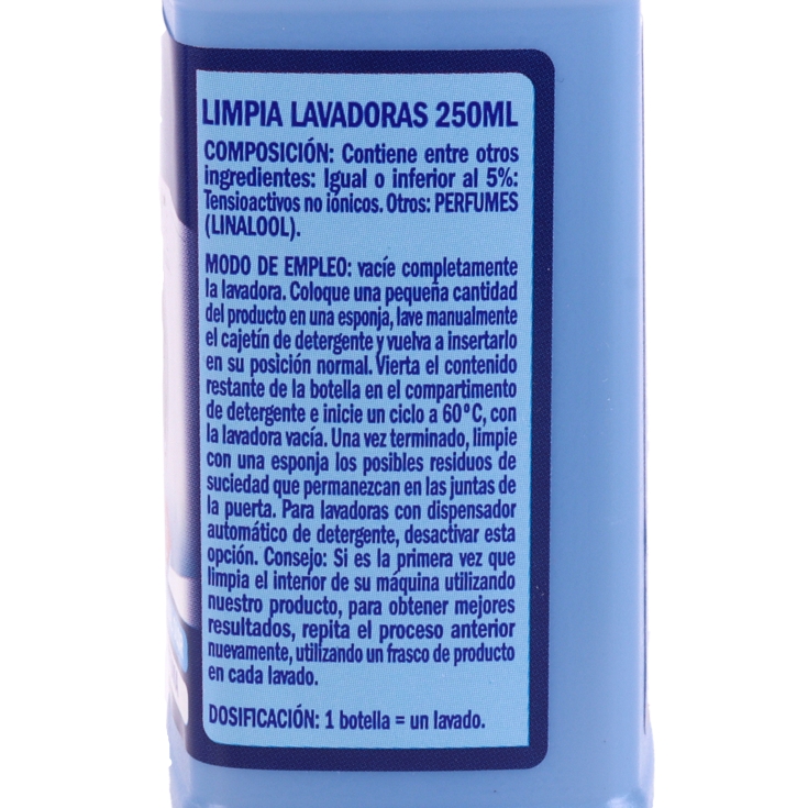limpia lavadoras 3 en 1, 250ml