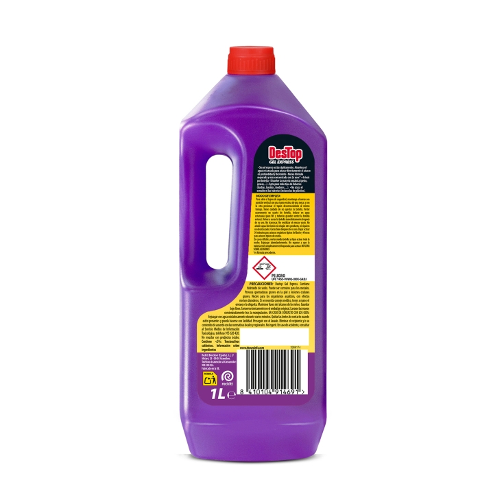 desatascador con sosa gel express, 1l