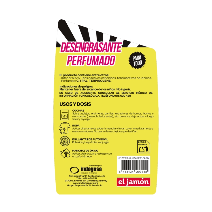 desengrasante perfumado, 750ml