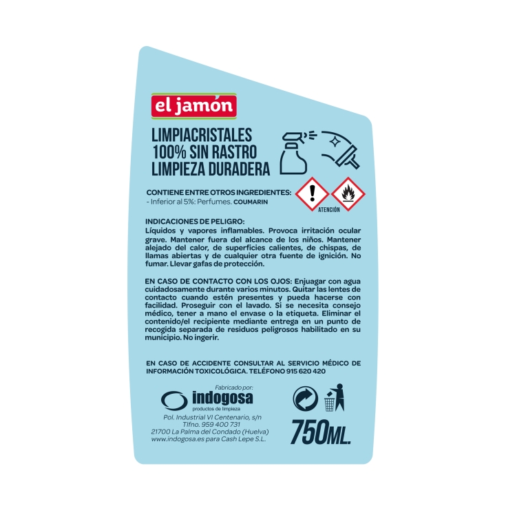 limpiacristales pistola, 750ml