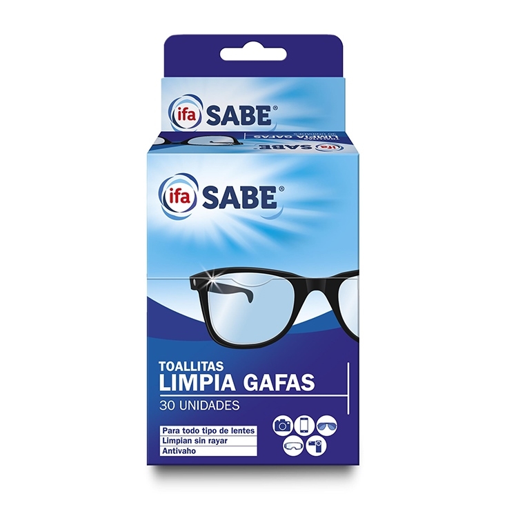 TOALLITAS LIMPIA GAFAS BREFF 20 UNIDADES