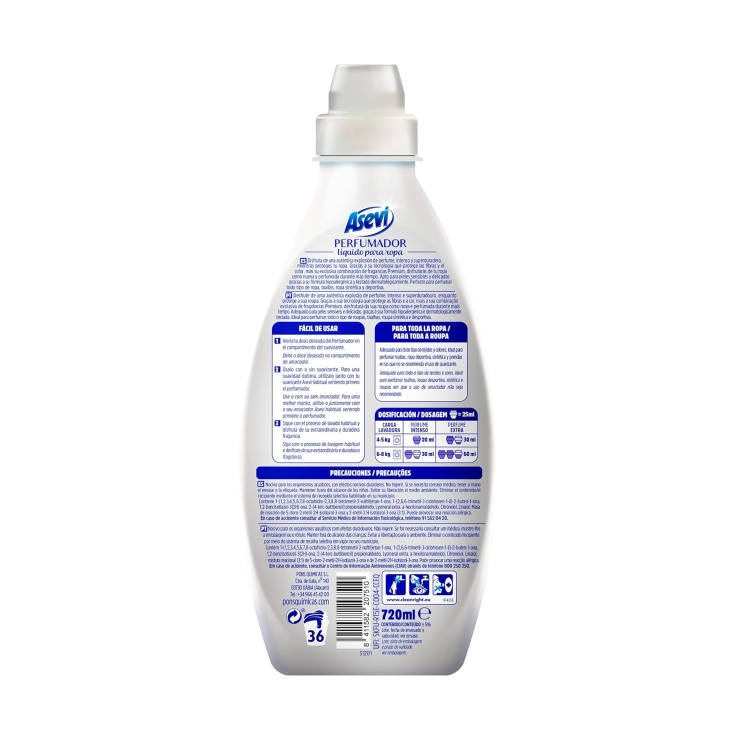 perfumador líquido ropa blue, 36lav