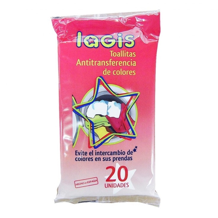 toallitas anti transferencia de colores, 20ud